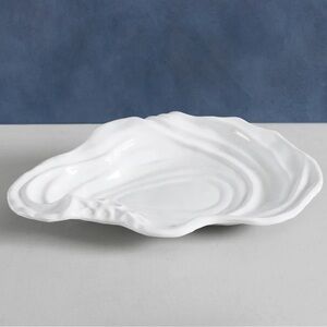 NWT Beatriz Ball Vida Ocean Oyster Large Plate Platter Serving Dish Melamine